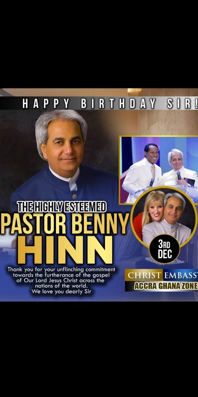 Happy Birthday Pastor Benny Hinn  