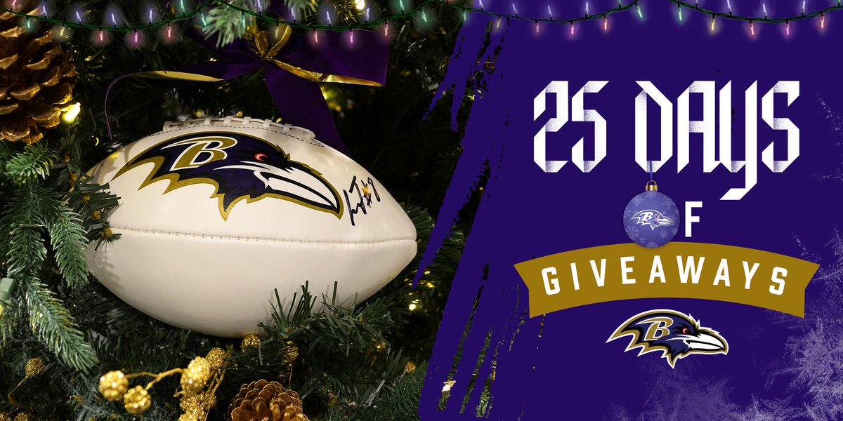 Ravens's tweet image. The only thing sweeter than Victory Monday, is a Victory Monday giveaway!

RT to win Lamar Jackson's signed football!

@Lj_era8 🎁: baltimoreravens.com/25DaysOfGiveaw…