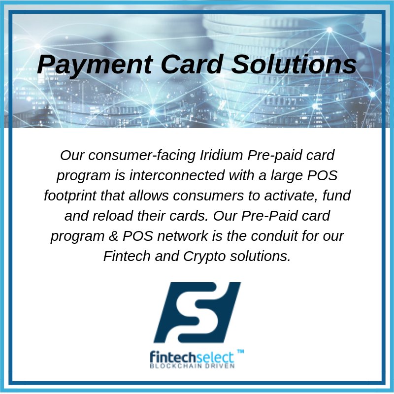fintech_select's tweet image. Our robust MasterCard &amp;amp; Visa prepaid card programs have been deployed across multiple Corporate &amp;amp; Government organizations. 

The Company’s MasterCard branded card program serves a large Point Of Sale (POS) footprint.

#fintechselect #mastercards #onlinepayment #financialsolution