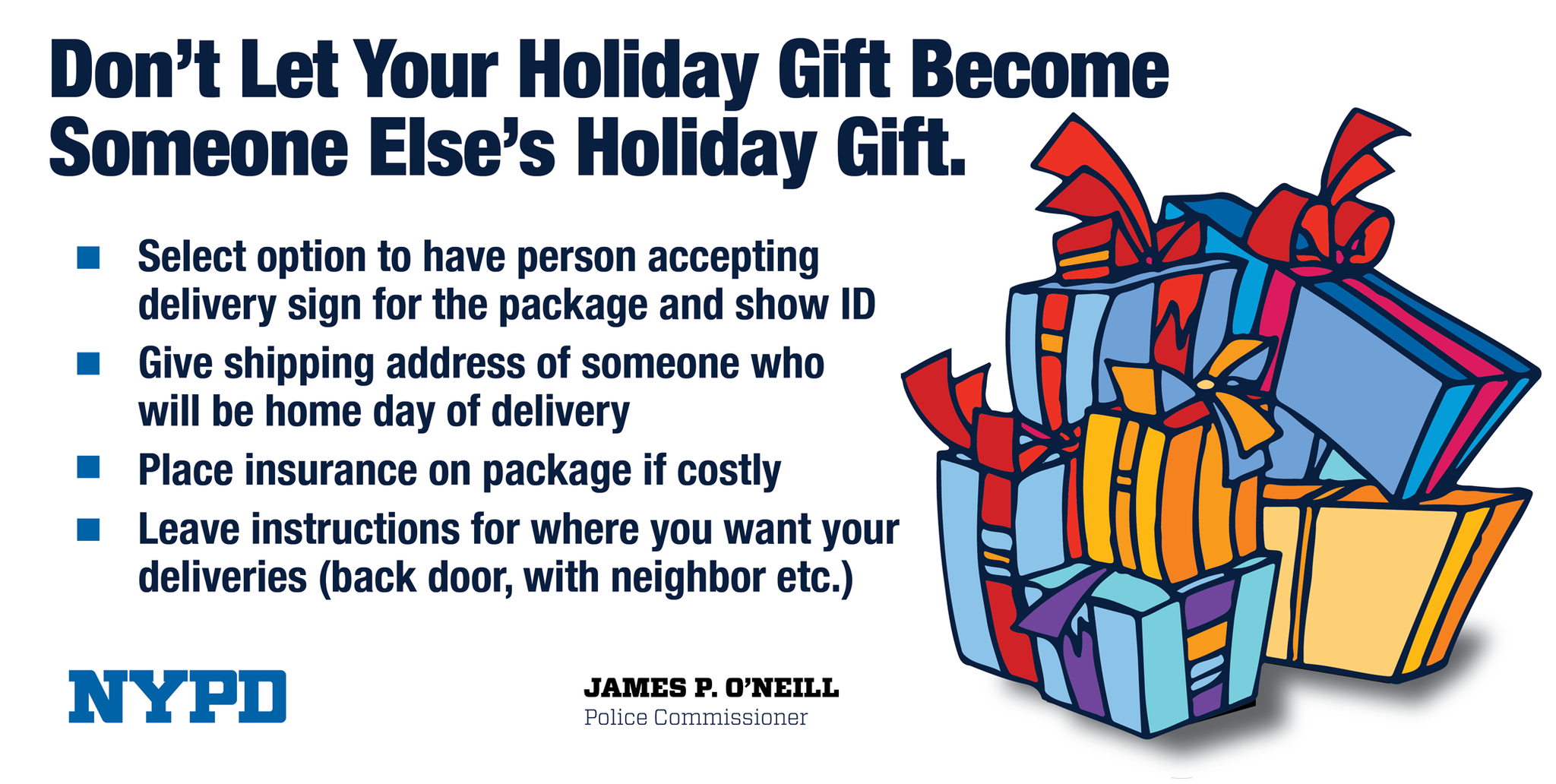 Nypd 7th Precinct On Twitter Keep Your Deliveries Safe From