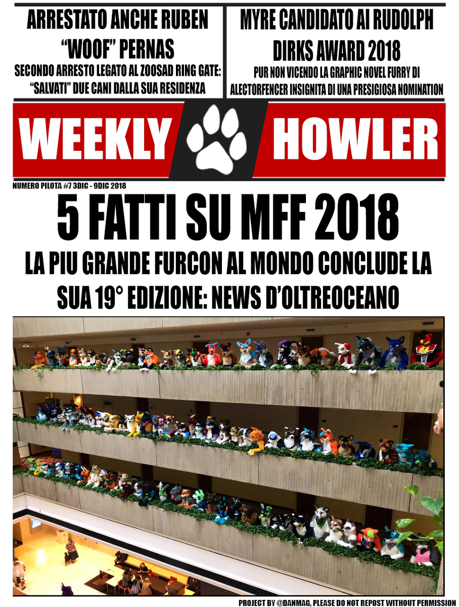 SPQFur's tweet photo. A voi il numero settimanale del #WeeklyHowler =3
Link al testo: https://t.co/Z8KPBvH9yC https://t.co/xeO9bCClu2