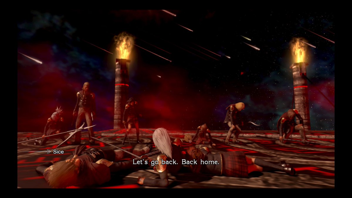 PelituokioTV's tweet image. #MaailmaPelastui kiitos ja kumarrus,- mennää #Kotiin. Hyvä peli tämä #FinalFantasyTypeZero tykkäsin. #Pelaaminen