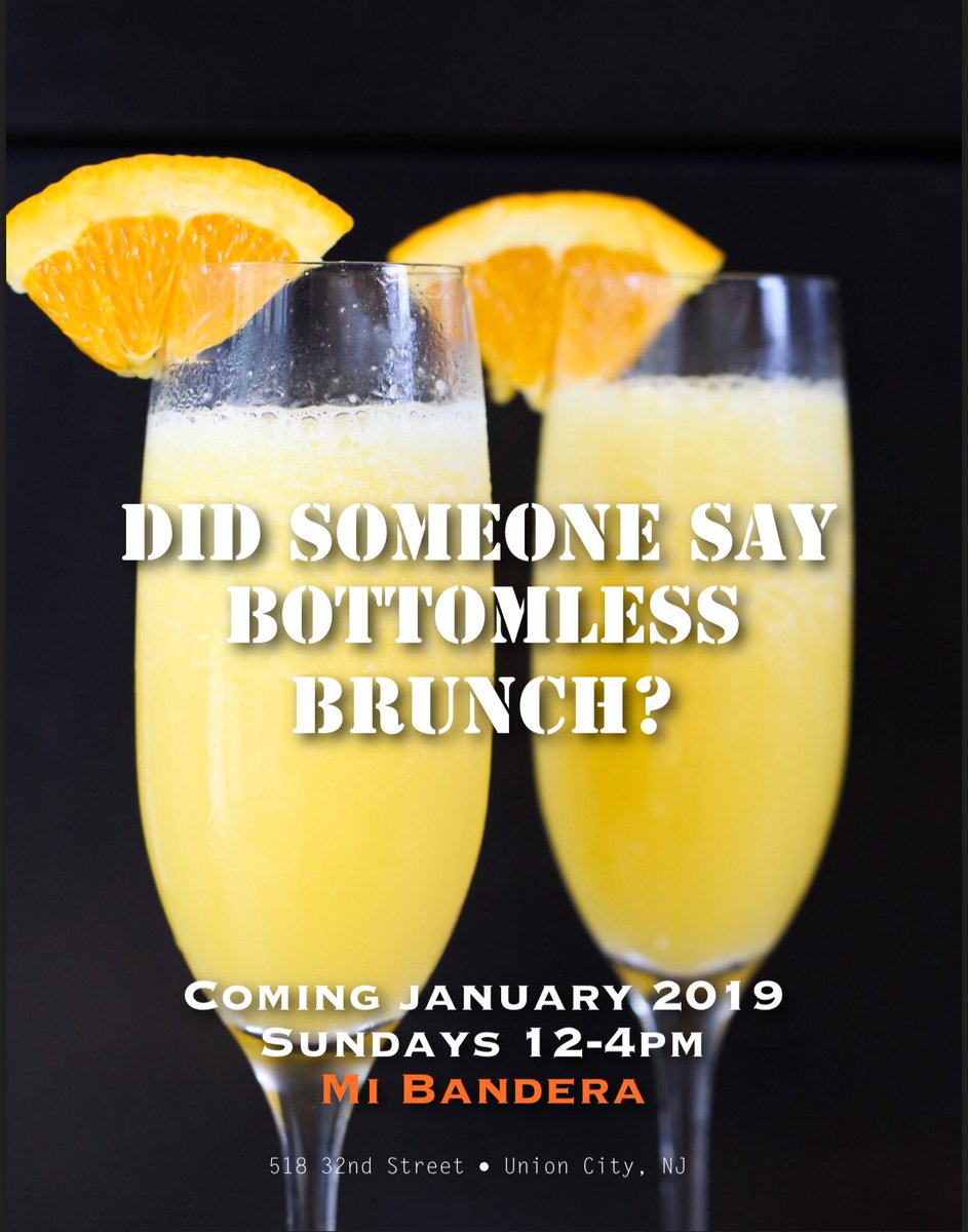 MiBanderaRest's tweet image. There are lots of exciting things going on around here... #comingsoon #brunch #bottomlessbrunch #drinks #january #sundayfunday