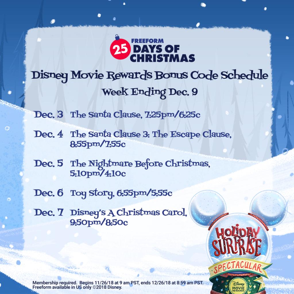 Disney Movie Insiders On Twitter The Holiday Festivities Have Begun Watch These Movies On Freeformtv S 25days Of Christmas And Look For A Bonus Code To Be Entered At Disney Movie Rewards For