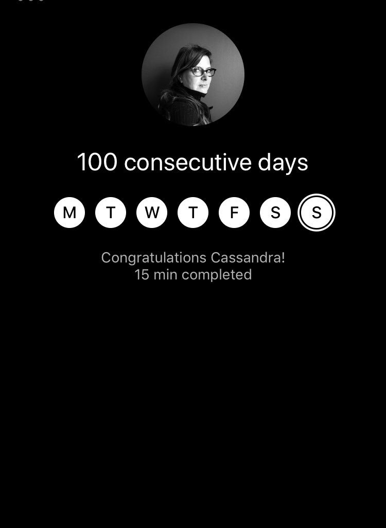 WellspringStone's tweet image. Yeah!!  I made it yesterday! 100 consecutive days of meditation - since August 25th.  I’ve been a user of @InsightTimer since June 2010 and it’s the absolute #bestapp to support and encourage #meditation. Loads of excellent free #guidedmeditations too!