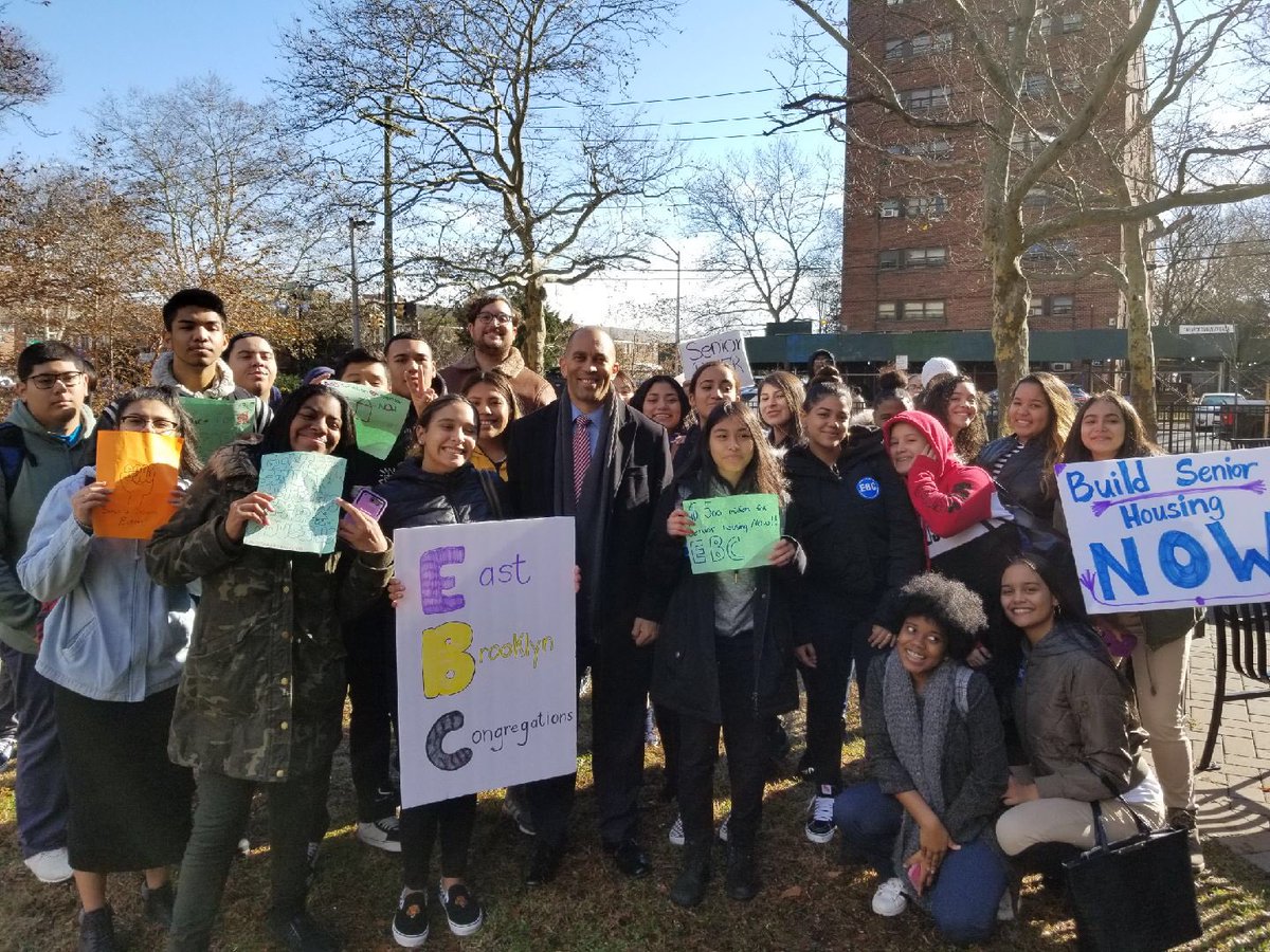 EBCHSBushwick's tweet photo. Our social activism class with attorney general elect Letitia James and Congressman Hakim Jeffries. https://t.co/SR8x8OE4FE