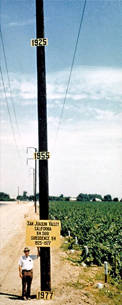 MuddyLobster's tweet image. Does anyone ever wonder where 2018 falls on (or below) this telephone pole? @USGS #Landsubsidence #documentchange #visualizechange #water