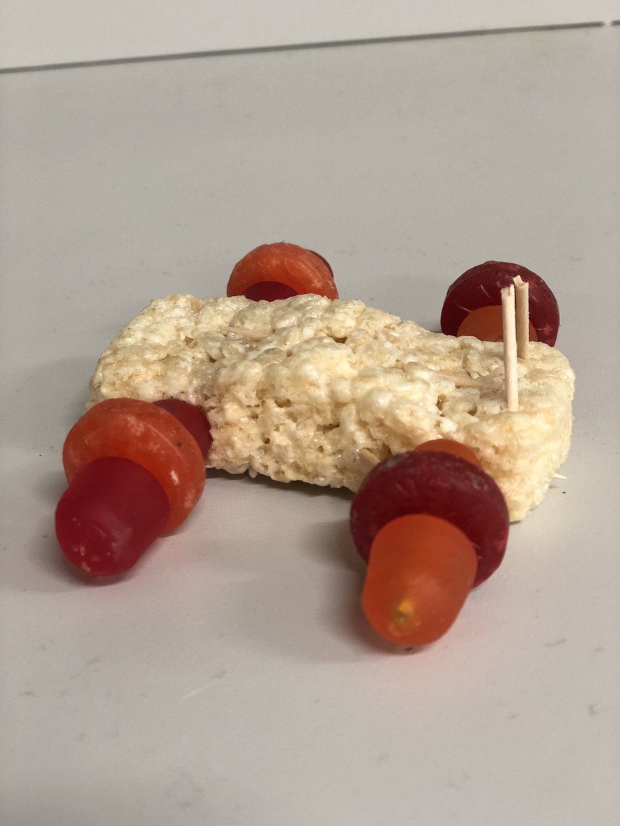 appliedtechD70's tweet photo. The race was today!! Here’s a sneak peak into some of the final edible cars from 4th period. Be on the look out for our video! https://t.co/YYgwQ7oTln