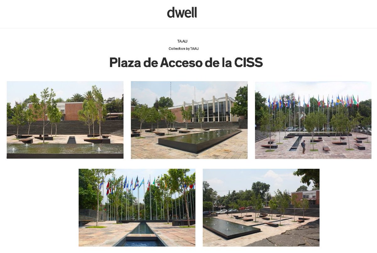 TAAUMX's tweet photo. Interesante proyecto el que se realizó en “Plaza de Acceso de CISS”.

#Arquitectura #Urbanismo

 @dwell >> https://t.co/rEQBnRtLt1 https://t.co/gWWiKPUwqV
