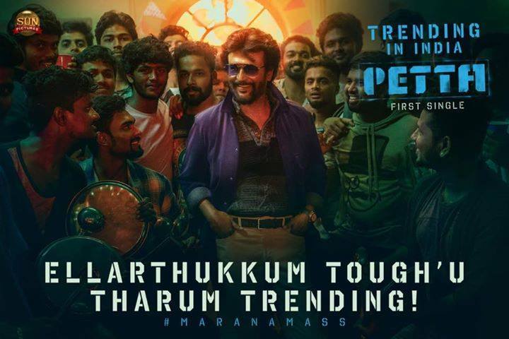 ipomantra's tweet photo. #Petta single track trending now https://t.co/tJDEv7QExE