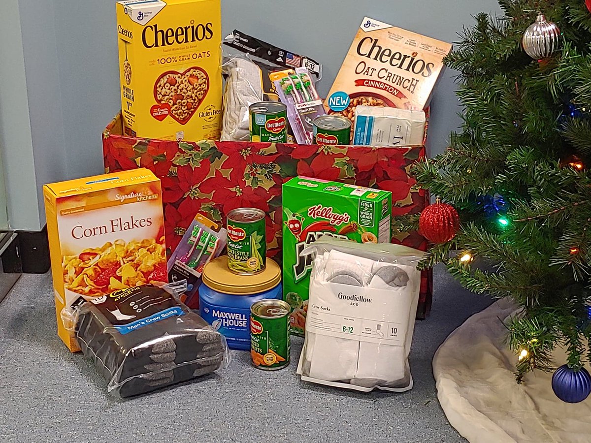 H&H's Hoboken Office's Food Drive Donations are growing!  Each office is collecting to support our annual food drive.  #givingtuesday2018 #fooddrive