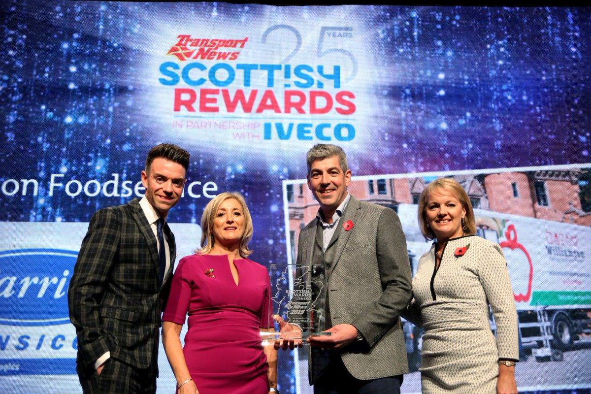 We recently won a really special award as Scotland's Top Chilled Distribution Haulier as part of the <a href="/_transportnews/">Transport News</a> and <a href="/IVECOUK/">IVECO UK</a> Scottish Rewards 2019. We are absolutely delighted! #awards #haulage #Highlands #Transport