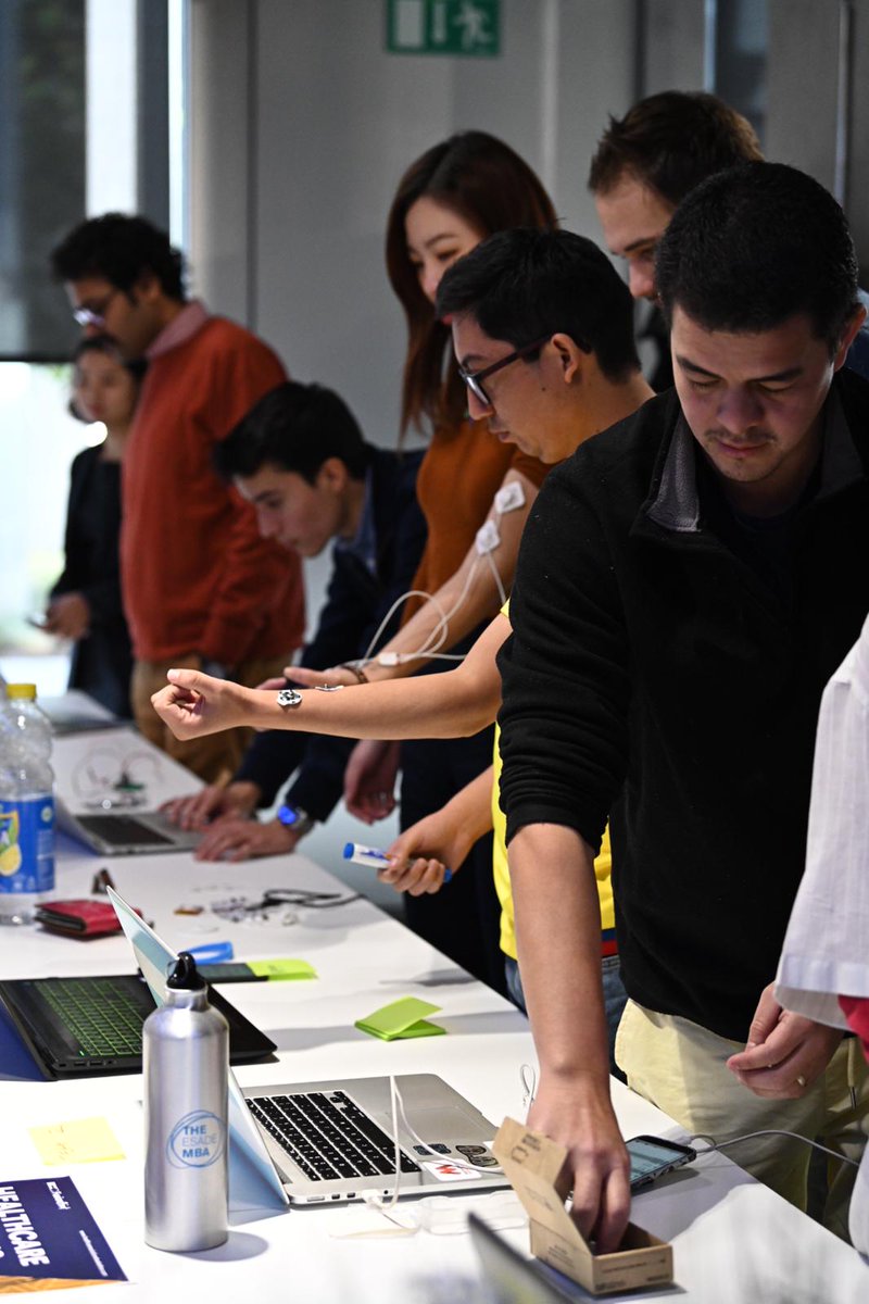Esade's tweet photo. It was not an easy challenge! Participants sought out ways to improve the detection and management of psychiatric illness. The results were impressive. All the participants of the #Healthackathon worked hard and came up with brilliant ideas💡@AccentureSpain @la_UPC @iedbarcelona https://t.co/7aExN8j7ZT