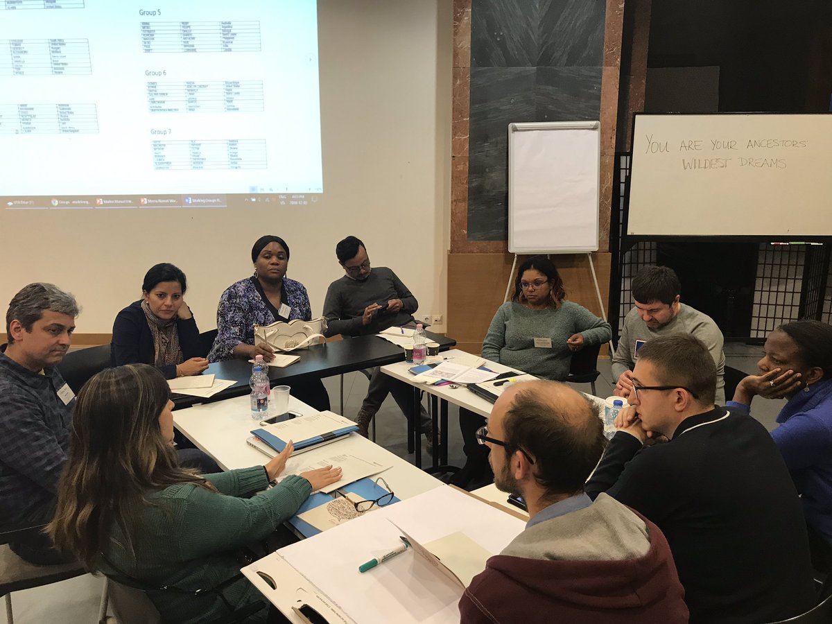 Participants in the #LegalEmpowerment Leadership Course - over 60 people from over 30 countries - have broken up into working groups to discuss organizing and social movement strategies, and are tackling common challenges they face. This is how to grow a movement!