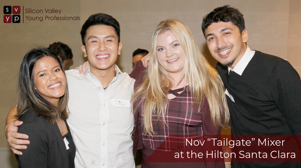 SVYP's biggest mixer of the year is this Thursday! Entry includes unlimited drinks + pics from last week's event! - mailchi.mp/santaclara.org…