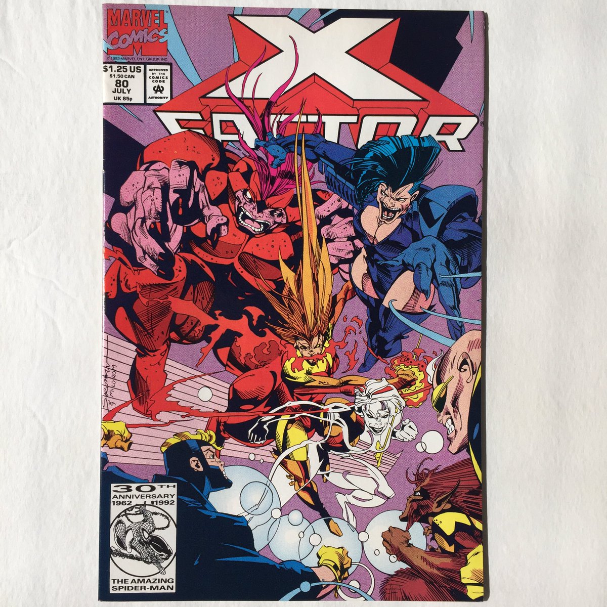 THEKevinMiller's tweet image. #issue80 as I #overcommit to post every #comicbookcover to #xfactorcomics! #completionist