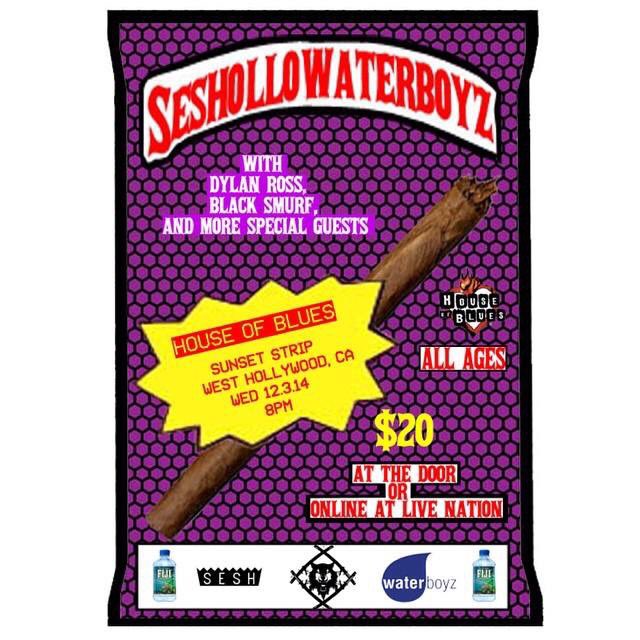 4 yrs ago today was a special night not only for us but the entire “underground” scene, we played and sold out the house of blues on sunset...one of the many wake up calls this industry got in regards to how “internet rap” was a real thing with REAL supporters #seshollowaterboyz