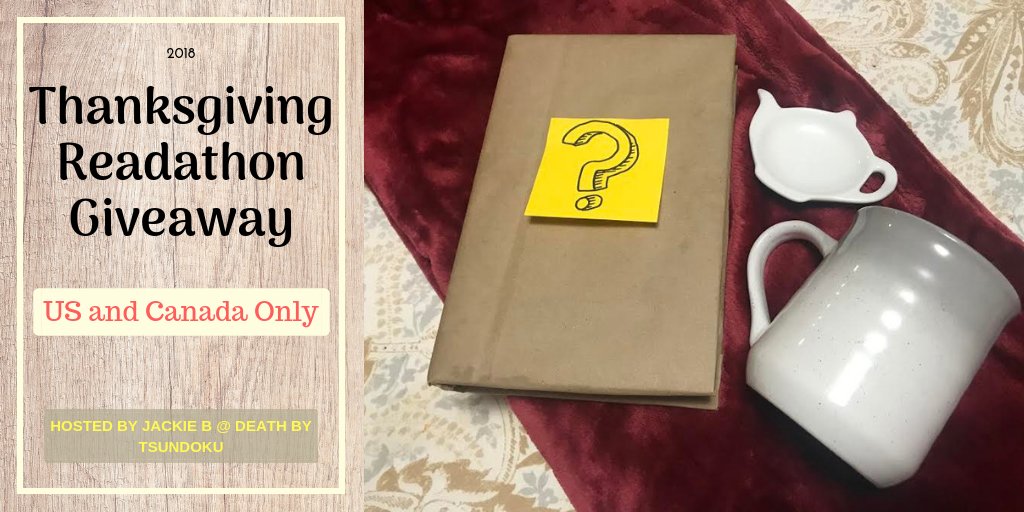 DeathByTsundoku's tweet photo. A HUGE congratulations to @dreammkatcher for winning the #ThanksgivingReadathon #giveaway! I couldn't be more excited for you. Thank you for participating this year! I'll be in touch with next steps. Woohoo!!!
https://t.co/qgg8RZWf1c https://t.co/fJpug3H4BD