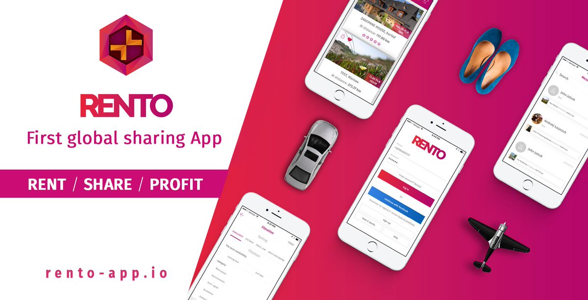 🔥 Rento is proposing a global sharing platform for businesses and individuals that allows renting of underutilised assets. 🔥

➡️ rento-app.io

#rentoapp #rento #blockchain #innovation #ethereum #bitcoin #tokensale #ico #cryptocurrency #virtualcurrency #coinmarketcap