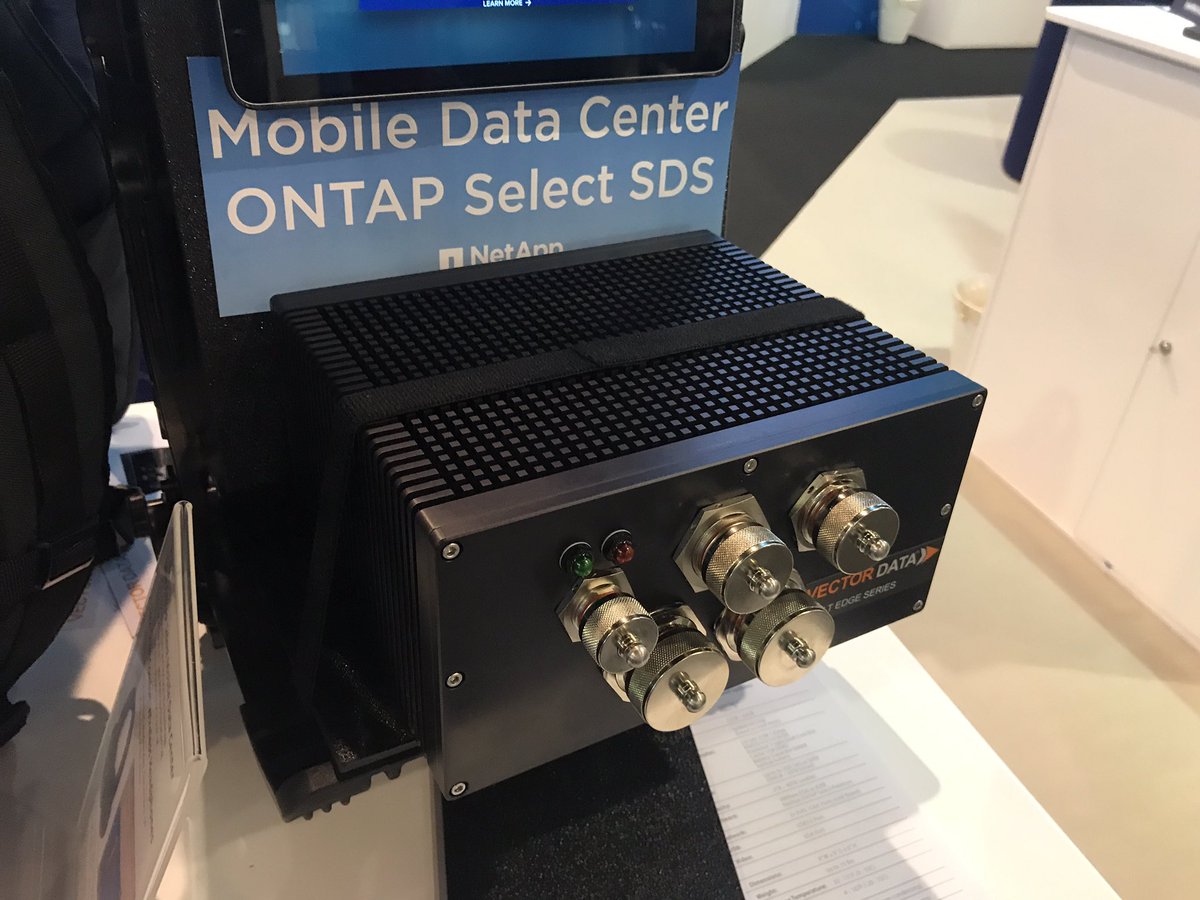 ramq76's tweet image. Mobile ONTAP system!  How cool is that? #ontapselect #netappinsight18