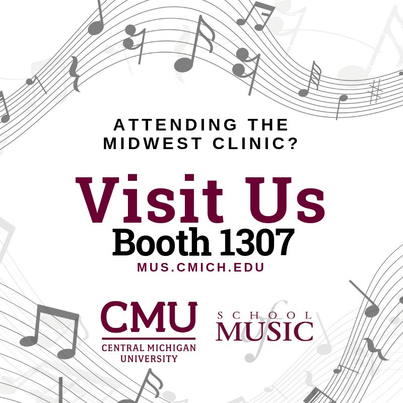 CMUMusicSchool's tweet photo. Let us know if we'll see you at our booth at Midwest next week! #midwestclinic #fireupchips https://t.co/PJB3lB4J2u