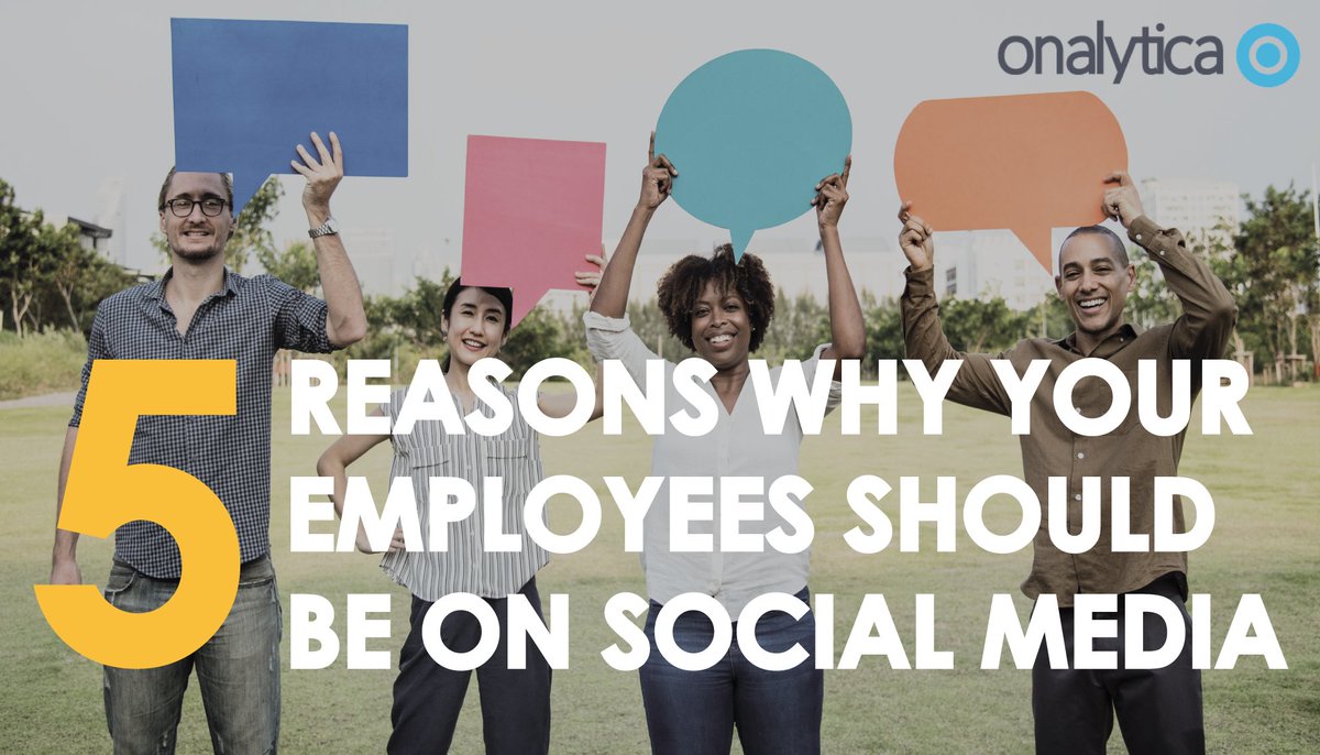Onalytica's tweet image. 5 Reasons why Your Employees Should be on #SocialMedia by @aliciaonalytica featuring quotes from @jaybaer @jorycj @ckburgess @iSocialFanz @leeodden @taugenthaler @foose801 @NealSchaffer @KeithLewisComms and @BrennerMichael

 bit.ly/2U5nR2u #EmployeeAdvocacy