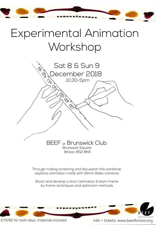 Sign up for Experimental Animation workshop this weekend <a href="/brunsw1ck_club/">The Brunswick Club</a> with <a href="/BristolBEEF/">BristolBEEF</a> member #VickySmith #AnalogueFilm #Darkroom buff.ly/2SlBx7Y