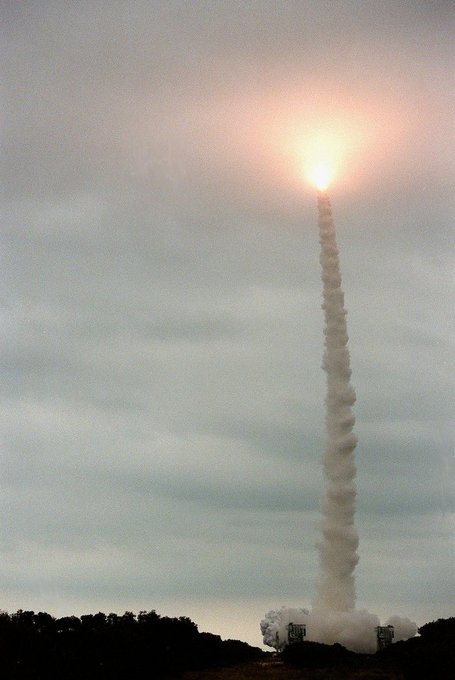 Launch of Boeing Delta II rocket with Mars Polar Lander, January 3, 1999.