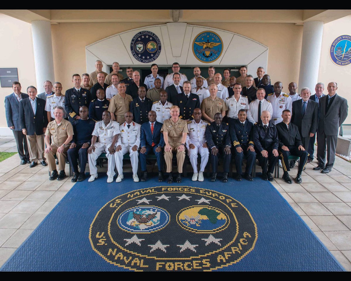 USNavyEurope's tweet photo. Proud to host 28 nations participating in this year's Combined Forces Maritime Component Commander #CFMCC course here at #US6thFleet headquarters🇺🇸 in Naples, Italy🇮🇹 https://t.co/MGmx9ZYlCC