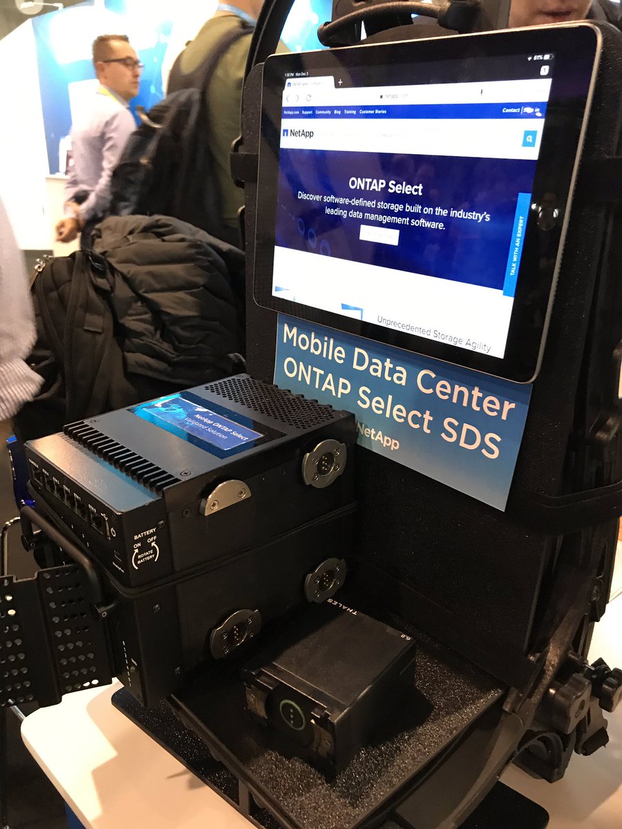 joostvandrenth's tweet image. Mobile Data Center to set free your data wherever you are #ONTAPSELECT #NETAPPINSIGHT18