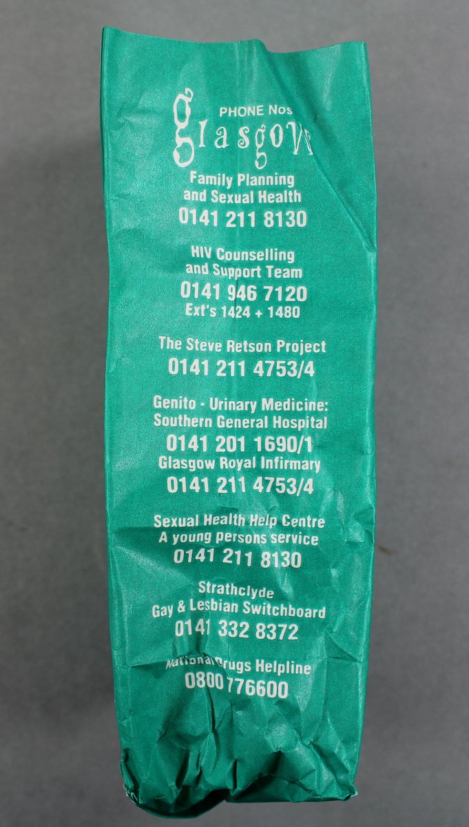 womenslibrary's tweet image. Object 15

Europe Against AIDS Travel Kit, c. 1995.

We want to know: what memories, emotions or stories do you want to share in response to this object?

#DecodingInequality