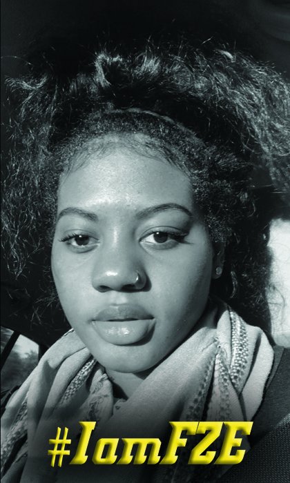 Junior. Had a house fire this year. She was at her volleyball game. Her mom and 3 dogs were home, but were okay. "We knew we had lost our house. But we were blessed to have everyone survive. Material can be replaced, people can’t." Her name is Hyja Hutchinson, and she is FZE.