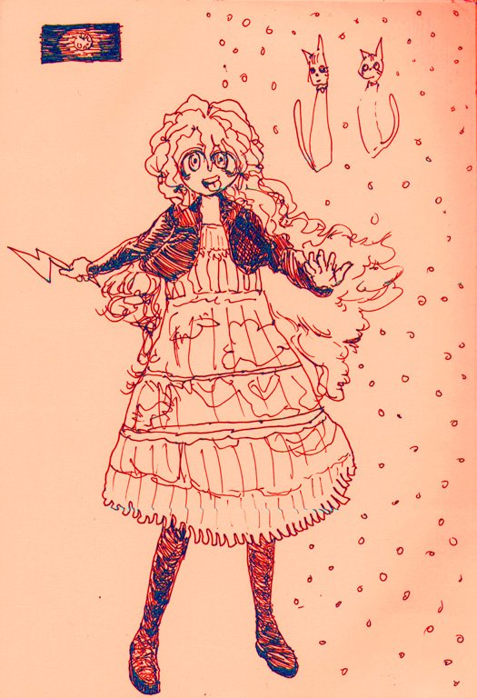 唐突ですが昔描いた絵のフォルダを見ていたら久しぶりにアップしたくなったのでちょっと連投します。だいたい15年くらい前の絵。 
