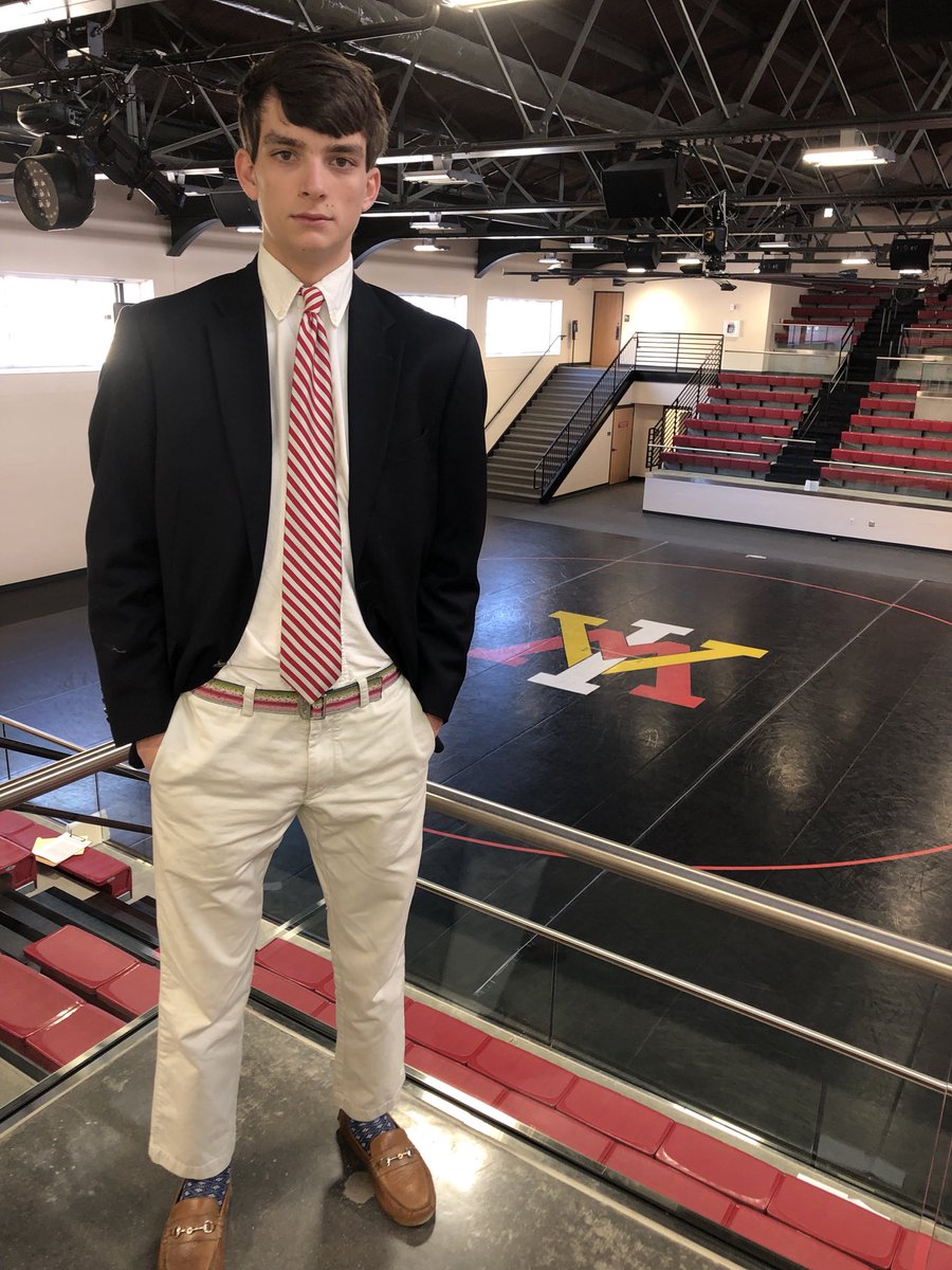 Senior Hugh Himan took his official visit today at VMI. Best of luck to him and as always GO RAMS