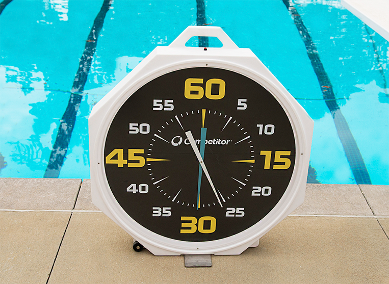 CompetitorSwim's tweet photo. Pace Clocks! Visibility is critical when performing training sets and for assessing improvement. Our pace clocks are made from durable materials to resist the impact of pool chemicals and weather. https://t.co/TtAaryfHAk - #paceclocks #lanelines https://t.co/tVGGGO5VdP