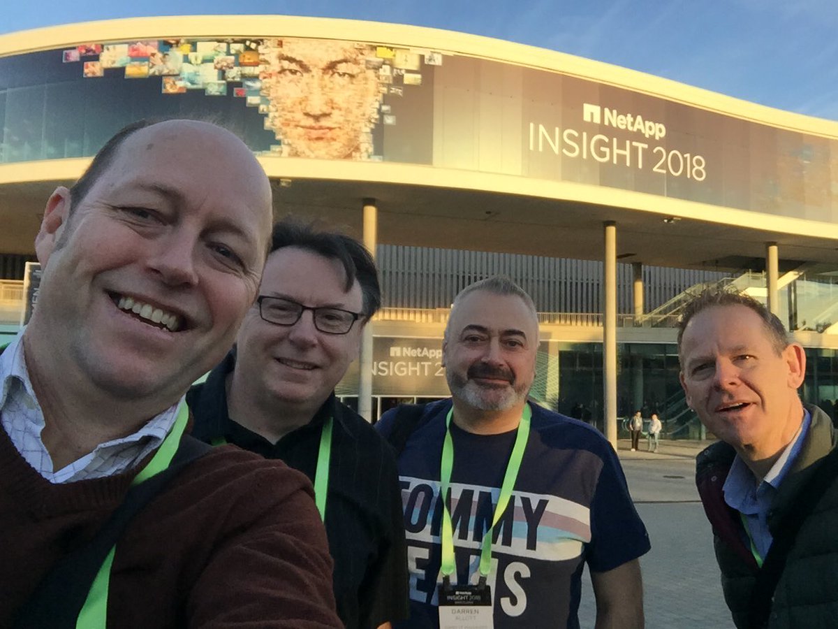 DaisyStorage's tweet photo. #NetAppInsight The first Day at Insight 2018 with the Daisy Group NetApp Team https://t.co/yH6D8PEx2u