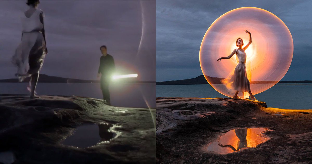 Photobasics's tweet photo. Lightsaber Light-Painting on a New Zealand Beach https://t.co/lKP9Z5g1ek https://t.co/uXdPXPc4Mv