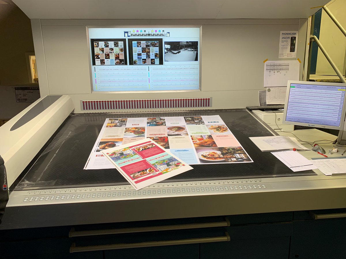 GlasgowCookbook's tweet photo. Your lovely Glasgow book at the printers. We feel all proud! Not long until it's out! https://t.co/CegfYnkcSa