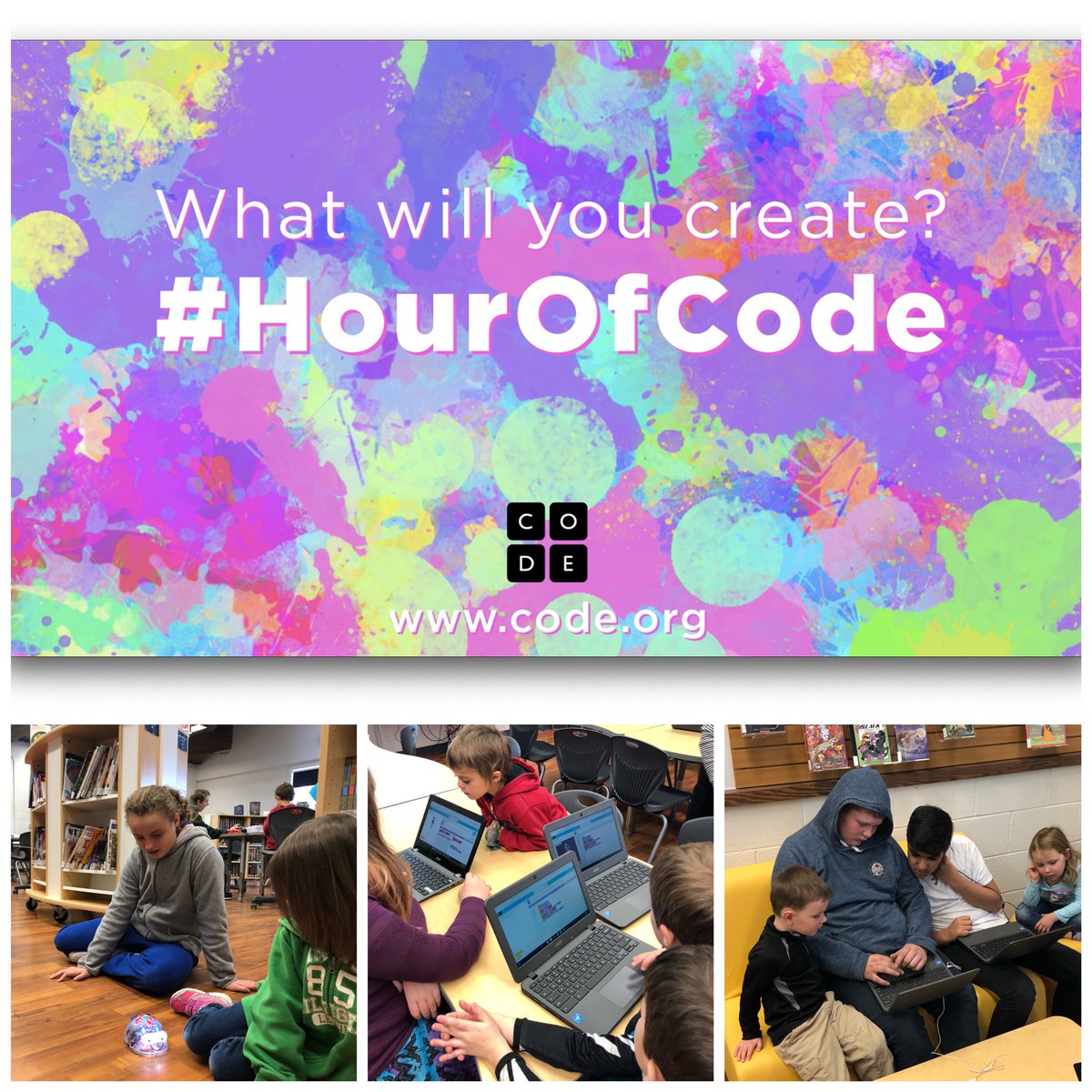 MrJonathanPratt's tweet image. Kick off for Computer Science Education week with #HourOfCode @Sherwood_PS #CSEdWeek. Getting creative with our dance party and loving the new activities. #RCDSBCodes