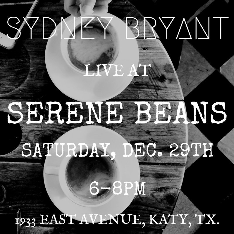 sydbryant35's tweet photo. 🤠Texas friends!!🤠 I'll be back in Houston in only one short week!🎄 I'd love to see some of you guys out at these shows so we can catch up, talk about music, and everything I've missed back home! Looking forward to it! ☃️❄☕🎸🎶🌃 #sydney #livemusic #houston #december https://t.co/dDPOfs0Czy
