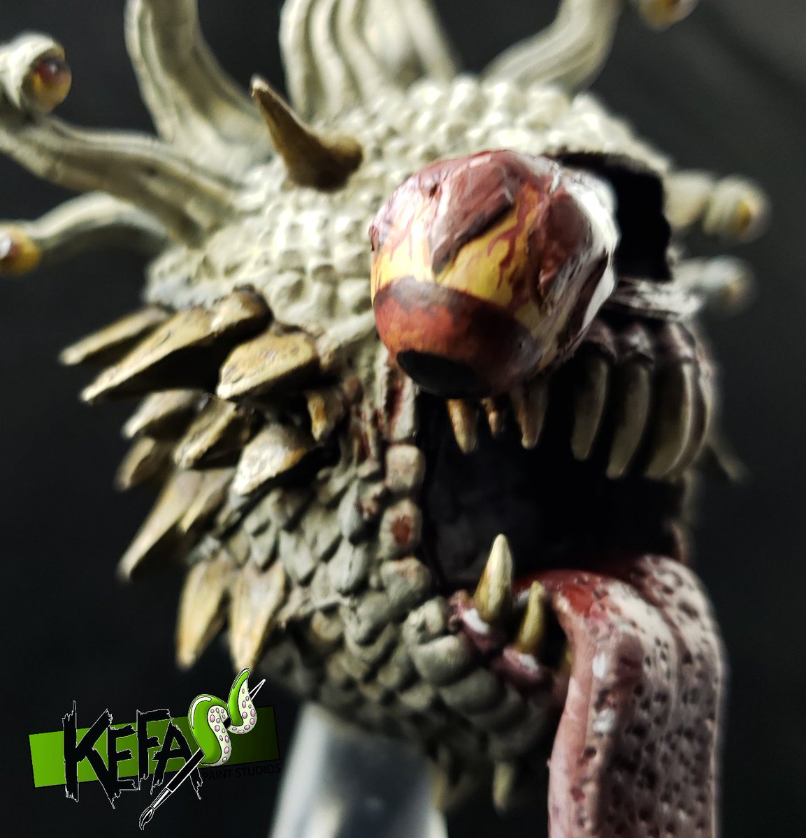 KefaStudios's tweet image. Zombeholder 
Please share #dnd #dnd5e #dungeonsanddragons #commissionsopen #miniatures #painting #dndecember2018 #zombie #beholder #artist #criticalrolefanart