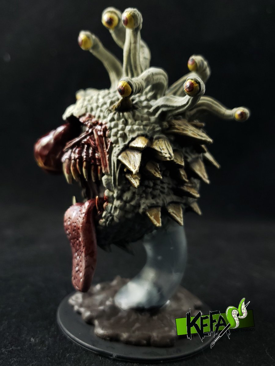 KefaStudios's tweet image. Zombeholder 
Please share #dnd #dnd5e #dungeonsanddragons #commissionsopen #miniatures #painting #dndecember2018 #zombie #beholder #artist #criticalrolefanart