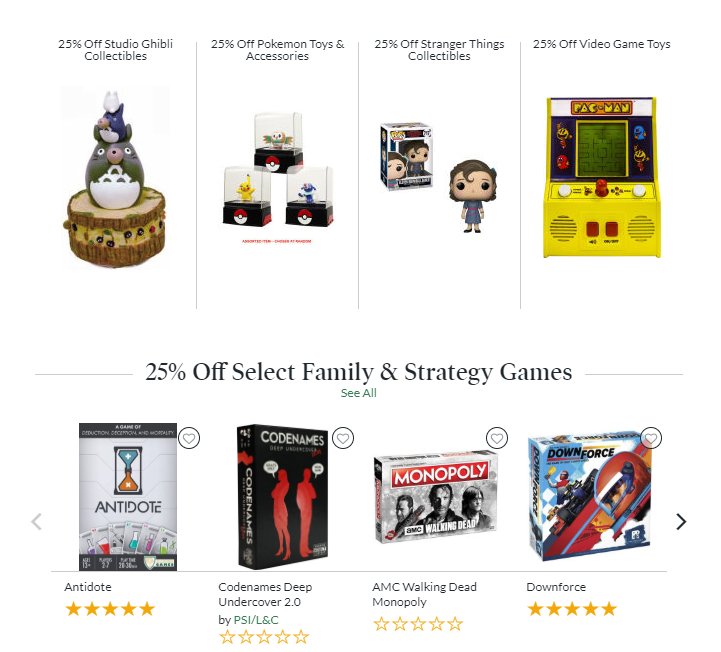 Wario64 On Twitter 25 Off Collectibles Video Game Toys Studio