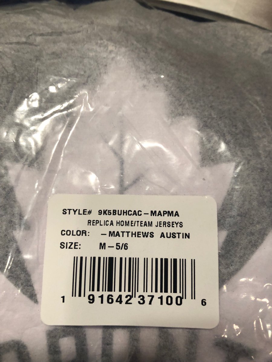 ⁦<a href="/Fanatics/">Fanatics</a>⁩ ⁦<a href="/AM34/">Auston Matthews</a>⁩  good thing Fanatics does not have to spell the first name on a jersey.