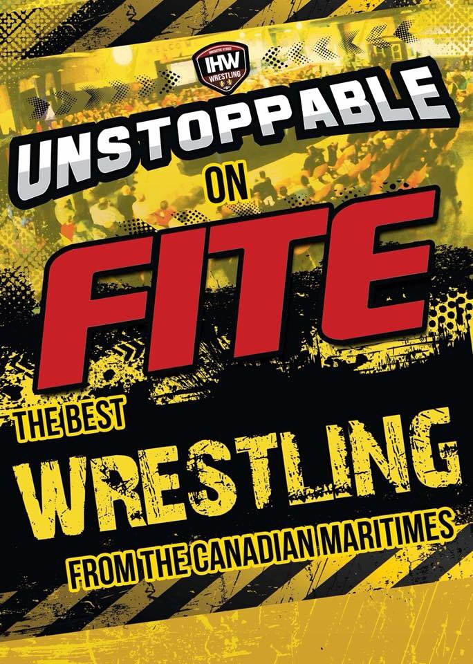 Thurs 9pm Atl/8pm est only on @FiteTV
@CityofMoncton
#IHWvsSmash
@yourcountryido1 new theme song. 
@XandraBale vs @maddisonmiles 

#Xile and @james_steele101 vs @BeastOfAcadie, @ChipChambers91 , and @SabotageTagTeam
@TysonDux vs @titusmatt11 replacement

#SupportMaritimeWrestling