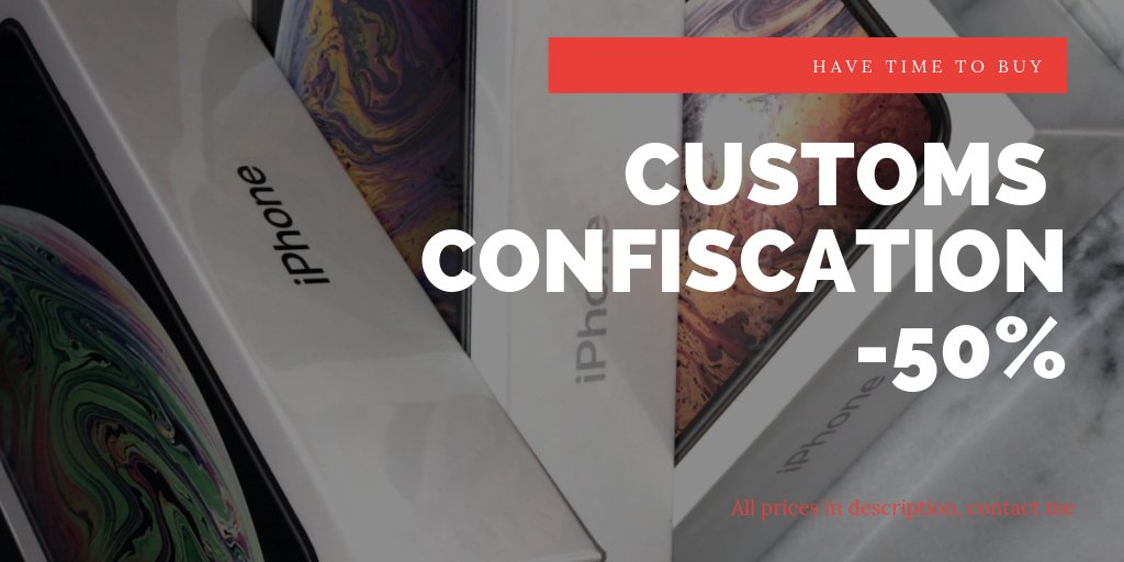 Customsconfisc's tweet image. To buy a phone write to me and all

#confessionfriday #iphone #iiphonexsmax #efirium #benefit #discount