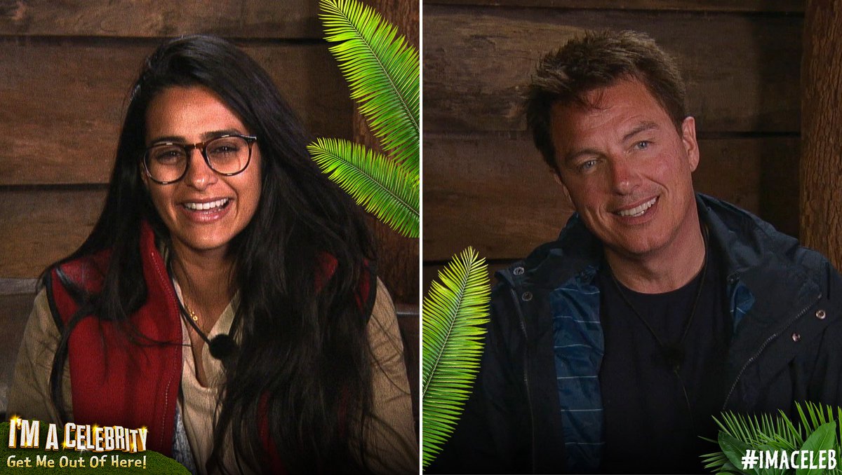 imacelebrity's tweet photo. .@JohnBarrowman is back in the Jungle and he or @SairKhan will be answering your questions live on #ExtraCamp tonight!  

What would you like to ask them? Post your questions below. #ImACeleb https://t.co/c5uiQePf95