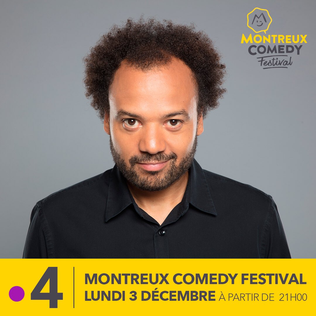 fabrice eboué (@fabriceeboue) on Twitter photo De retour au festival <a href="/MontreuxComedy/">Montreux Comedy</a> !
C'est ce soir à partir de 21h sur @France4tv 📺 De retour au festival <a href="/MontreuxComedy/">Montreux Comedy</a> !
C'est ce soir à partir de 21h sur @France4tv 📺