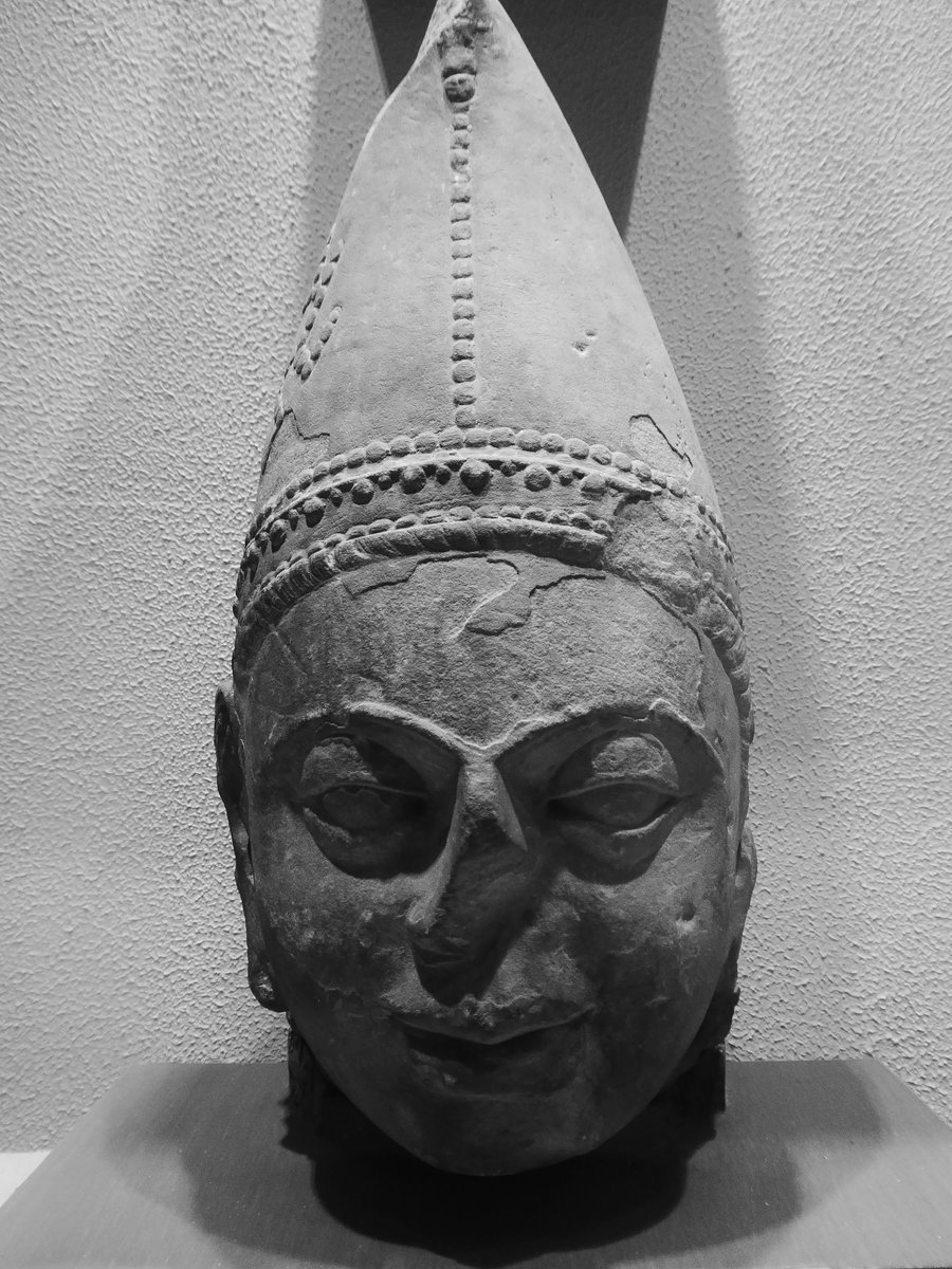 bradley_mayhew's tweet photo. Stone bust of a Scythian warrior with characteristically excellent hat at the revamped and excellent #Mathura Museum #UttarPradesh #lpinIndia #CentralAsia https://t.co/pVoXonS7OA