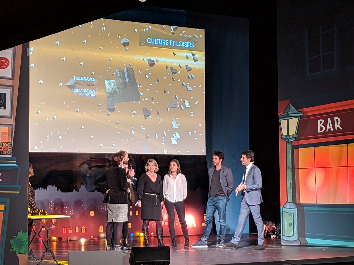 laReclame's tweet photo. Or dans la catégorie culture & loisirs pour @transaviaFR/ #verybadpic par @HUMANSEVEN et KR Media. #Effie2018 https://t.co/oSRdlozSc8